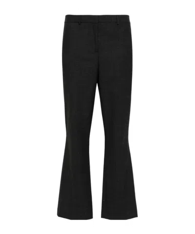 Semicouture Belt-loop Pants In Black