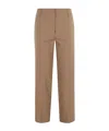 Semicouture Belt Loops Slacks In Brown