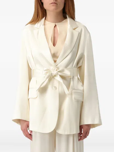 SEMICOUTURE BELTED BLAZER