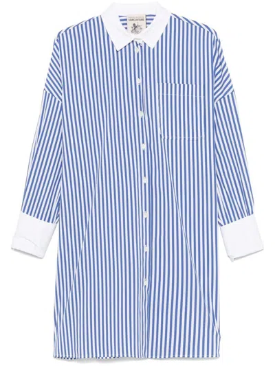SEMICOUTURE SEMICOUTURE BENEDICTE STRIPED COTTON SHIRT