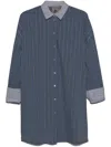 Semicouture Benedicte Striped Cotton Shirt