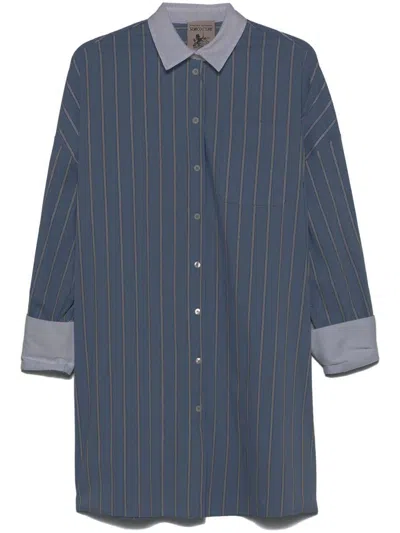 SEMICOUTURE SEMICOUTURE BENEDICTE STRIPED COTTON SHIRT