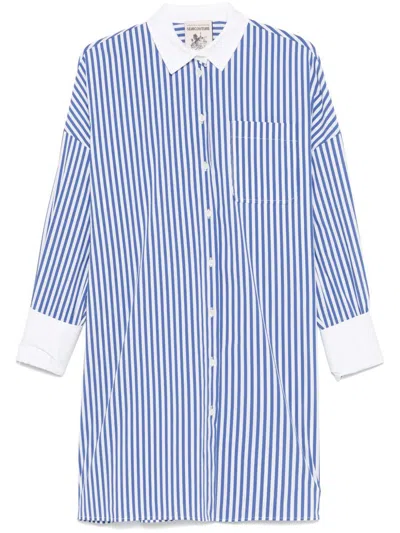 SEMICOUTURE SEMICOUTURE BENEDICTE STRIPED COTTON SHIRT