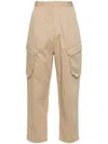 Semicouture Bianca Cotton Cargo Pants