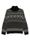 Semicouture Mirko Turtleneck Sweater In Black
