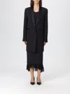 Semicouture Blazer  Woman Color Black In Black