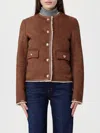 Semicouture Blazer  Woman Color Brown In Brown