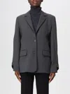 Semicouture Blazer  Woman Color Grey In Gray
