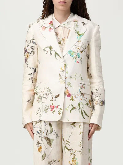 Semicouture Blazer  Woman Color Ivory In White