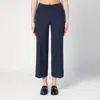 Semicouture Blue Amandine Trumpet Trousers In Blue