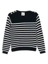 Semicouture Perla Striped Cotton Sweater