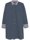 Semicouture Benedicte Striped Cotton Shirt