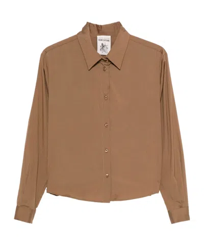 SEMICOUTURE BUTTON-DOWN LONG-SLEEVED SHIRT