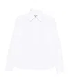 Semicouture White Cotton Shirt With Button-down Placket In White