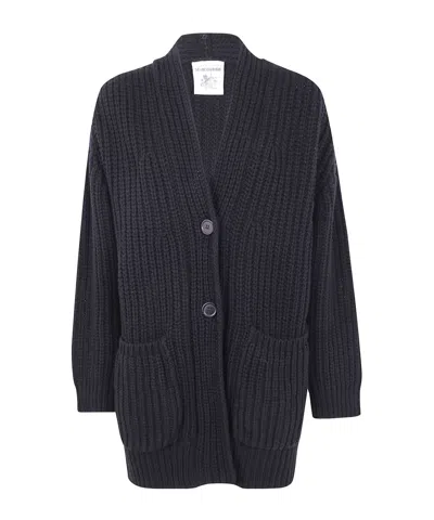 SEMICOUTURE BUTTON LONG-SLEEVED SWEATER