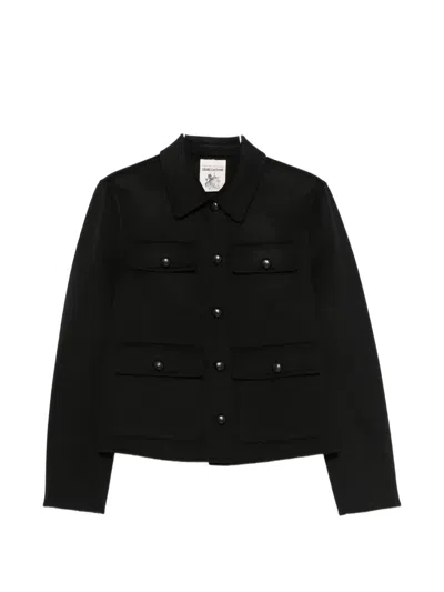 SEMICOUTURE BUTTON-UP WOOL JACKET