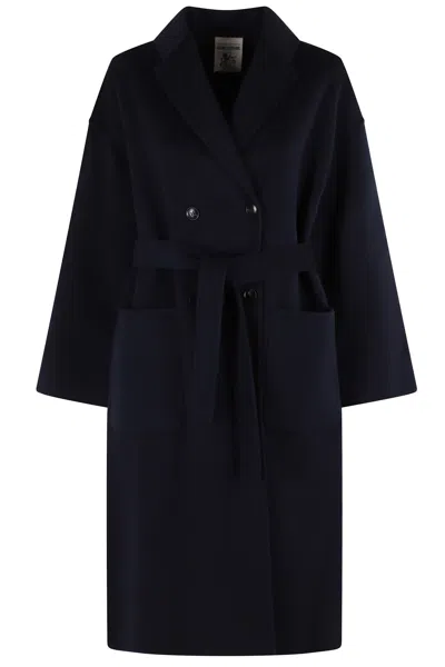 Semicouture Cappotto Alice In Blue