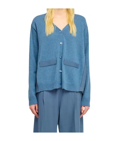Semicouture Cardigan In Blue