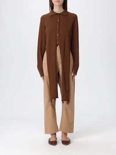 Semicouture Cardigan  Woman Color Brown