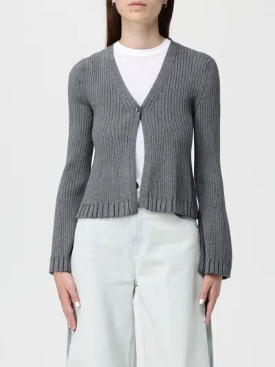 Semicouture Cardigan  Woman Color Grey In Blue