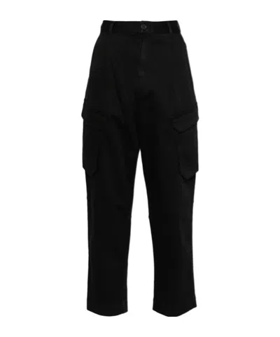 SEMICOUTURE CARGO TROUSERS WITH BELT LOOPS