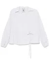 SEMICOUTURE SEMICOUTURE CHARLENE WRAP STRIPED BLOUSE