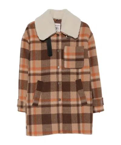 SEMICOUTURE CHECKERED COAT