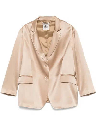Semicouture Christiana Blazer In Neutrals
