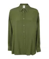 Semicouture Veridiana Long Sleeves Shirt In Green