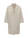 Semicouture Single-breasted Coat In Gold