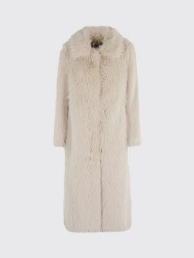 Semicouture Coat  Woman Color White In Neutral