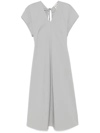 Semicouture Consuelo Midi Dress In Grau