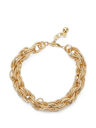 Semicouture Coralie Chunky-link Chain Necklace In Gold