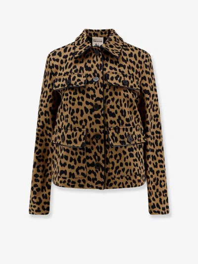 Semicouture Arabella Animal-print Jacket In Animal Print