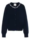 Semicouture Rhinestone-embellished Cardigan