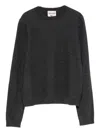 Semicouture Crew-neck Sweater In Gray