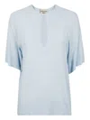 Semicouture Jana Blouse Clothing In Blue