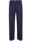 Semicouture Blue Amandine Trumpet Trousers In Blue