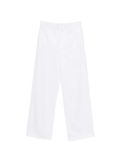 Semicouture Daria Cotton Trousers In White