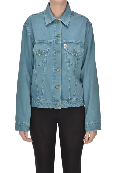 Semicouture Denim Jacket In Blue