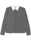 SEMICOUTURE DETACHABLE-COLLAR CARDIGAN