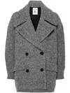 Semicouture Dominiq Coat Clothing In Black