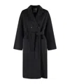 Semicouture Semi Couture Double-breasted Alice Coat With Notched Collar In Black