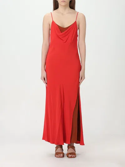 Semicouture Dress  Woman Colour Red