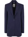 Semicouture Ebony Jacket Clothing In Blue