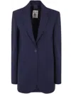 Semicouture Ebony Jacket Clothing In Blue