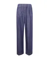 Semicouture Elastic-waistband Pocket Boyfriend Jeans In Blue