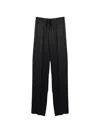 Semicouture Elasticated Drawstring Trousers In Black