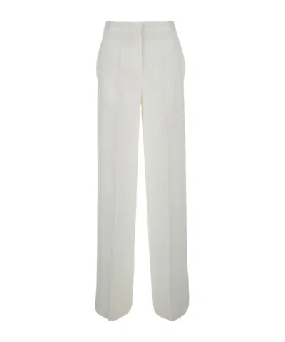 Semicouture Pressed-crease Straight-leg Trousers In Neutral