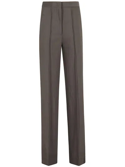 Semicouture Fabiola Pigna Pants In Grey